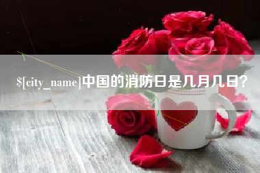 聊城中国的消防日是几月几日？