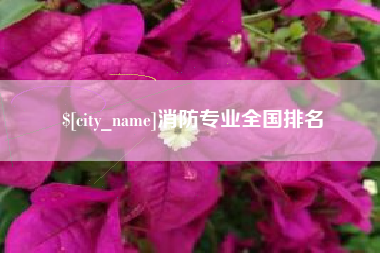 聊城消防专业全国排名