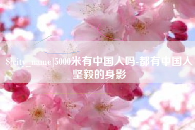 聊城5000米有中国人吗-都有中国人坚毅的身影