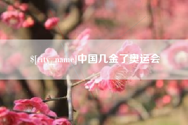 聊城中国几金了奥运会