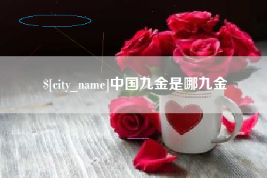 聊城中国九金是哪九金