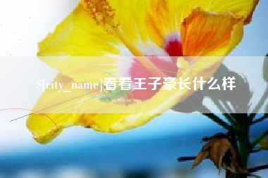 聊城看看王子豪长什么样