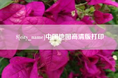 聊城中国地图高清版打印