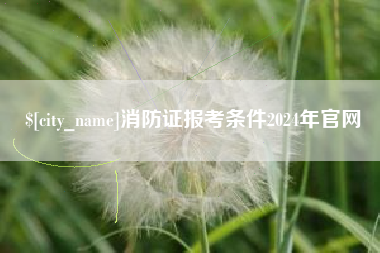 聊城消防证报考条件2024年官网