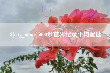 聊城5000米世界纪录平均配速