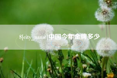 聊城中国今年金牌多少