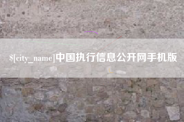 聊城中国执行信息公开网手机版