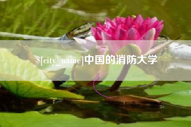聊城中国的消防大学