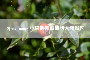 聊城中国地图高清版大图省区