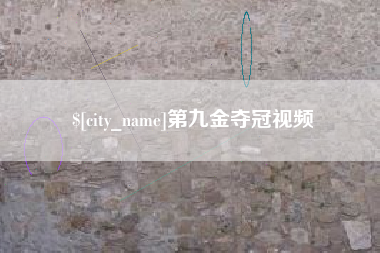 聊城第九金夺冠视频