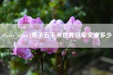 聊城男子五千米世界冠军奖金多少