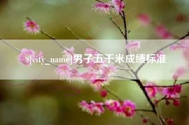 聊城男子五千米成绩标准
