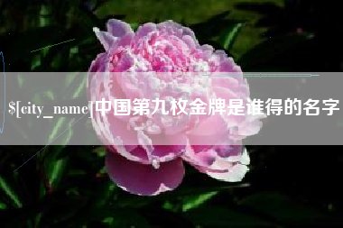 聊城中国第九枚金牌是谁得的名字