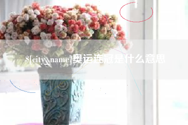 聊城奥运连冠是什么意思