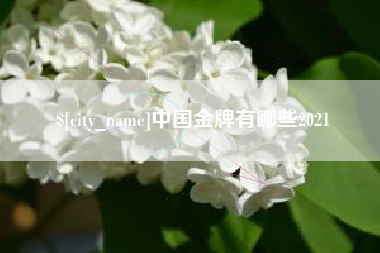 聊城中国金牌有哪些2021